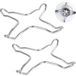 Lot de 2 r�ducteurs � gaz en acier inoxydable pour plaque de cuisson � gaz, plaque de cuisson, plaque ...