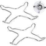 Lot de 2 r�ducteurs � gaz en acier inoxydable pour plaque de cuisson � gaz, plaque de cuisson, plaque ...