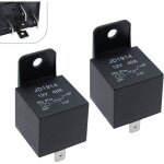 Lot de 2 relais automobiles 12 v 40 a 5 broches , botier tanche jd1914 et contact en alliage , relais ...