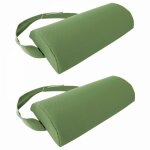 Lot de 2 repose - t�tes pour bain de soleil textil�ne vert cactus