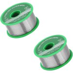 Lot de 2 r�sistances � souder 1, 0 mm, sans plomb avec noyau de colophane, 50 g, convient pour la r�paration ...