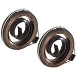 Lot de 2 ressorts de rappel pour tau de perceuse  colonne - ressort hlicodal chrom robuste - compatible ...
