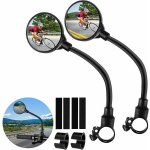 Lot de 2 r�troviseurs de v�lo pour guidon, r�troviseurs de guidon de v�lo r�tro r�glables � 360�, r�troviseurs ...