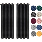 Woltu - lot de 2 rideaux draperies thermique à oeillets, 140x225cm rideau opaque occultant en velours, ... Woltu - lot de 2 rideaux draperies thermique à oeillets, 140x225cm rideau opaque occultant en velours, ...