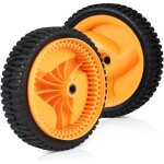 Lot de 2 roues tondeuse 53 dents compatible avec craftsman partner electrolux mcculloch rally et autres ...