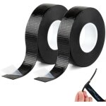 Lot de 2 rouleaux de ruban isolant auto - soudant - 10 m x 23 mm x 0, 8 mm - �tanche - noir - ruban adh�sif ...