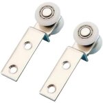 Lot de 2 roulettes de 20 mm pour portes coulissantes, tr�s r�sistantes et durables, id�ales pour les ...