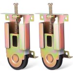Lot de 2 roulettes de porte placard : roulettes coulissantes remplacement � roulement � billes, pour ...