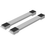 Lot de 2 roulettes de transport moblies lave - linge sous ch�ssis pour lave - linge r�frig�rateur s�che ...