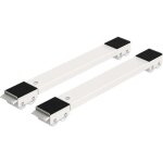 Lot de 2 roulettes de transport moblies - sous chssis pour lave - linge rfrigrateur sche - linge, ...