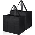 Lot de 2 sac de courses, sacs de courses et cabas r�utilisables avec poign�e, 41x33x26cm sac caddie pliable ...