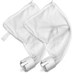 Lot de 2 sacs filtrants de rechange � fermeture �clair pour nettoyeurs de piscine polaris 360 et 380