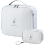 Lot de 2 sacs  mdicaments, pilulier, petit porte - mdicaments portable, mini trousse de premiers secours ...