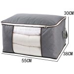 Lot de 2 sac de rangement vetement , bo�te de rangement sous lit pliable, housse rangement couette organisateu ...