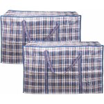 Lot de 2 sac de rangement, sac rangement v�tements grande capacit�sacs de d�m�nagement avec fermeture ...