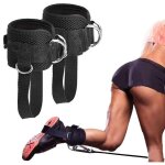 Lot de 2 sangles de cheville r�glables pour machine � c�ble, sangle de cheville de gymnastique