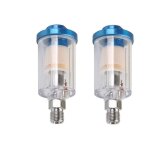 Lot de 2 sparateurs d'eau et d'huile pour arographe - pour compresseur d'air - entre et sortie npt ...