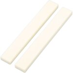 Lot de 2 sillets de guitare en os de 53 mm de longueur pour guitare 4 cordes, accessoire de rechange