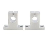 Lot de 2 sk12 support d'arbre lin�aire 12mm cnc unit�s de glissi�re � billes � mouvement lin�aire support ...