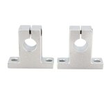 Lot de 2 sk12 support d'arbre linaire 12mm cnc units de glissire  billes  mouvement linaire support ...