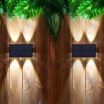 Lot de 2 spots solaire 150 lumen, blanc froid, blinky gris