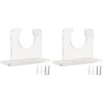 Lot de 2 supports pour battes de baseball � pr�sentation verticale, robustes, en acrylique. support mural ...