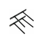 Lot de 2 support pour tagre flottante invisible support en mtal pour tablette flottante en bois dissimul ...