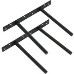 Lot de 2 support pour �tag�re flottante invisible support en m�tal pour tablette flottante en bois dissimul� ...