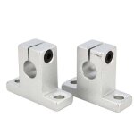 Lot de 2 support de fixation d'arbre sk10, mat�riau de fixation d'arbre en alliage d'aluminium pour rail ...