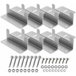 Lot de 2 supports de fixation � 2 trous pour panneau solaire de type z avec accessoires de montage en ...