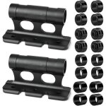 Lot de 2 supports de fourche de v�lo en alliage d'aluminium pour voiture, v�lo, porte - fourche � d�gagement ...