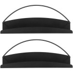 Lot de 2 supports  journaux pour disques vinyles, support de porte de conglateur, support  pices ...