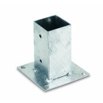 Lot de 2 supports de poteau 9x9 cm pour elk floor