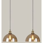 Wottes - lot de 2 suspension luminaire industrielle vintage plafonniers lustre edison lampe suspensions ...