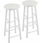 Lot de 2 tabourets de bar / bistrot woltu, tabouret de cuisine, chaise de salle à manger, structure en ... Lot de 2 tabourets de bar / bistrot woltu, tabouret de cuisine, chaise de salle à manger, structure en ...