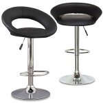 Lot de 2 tabourets de bar noir jeti Lot de 2 tabourets de bar noir jeti