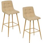Lot de 2 tabourets de bar sirac