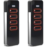 Lot de 2 t�l�commandes 868 mhz pour pearl 4018v000, 4 canaux d'ouverture de garage pour 4015862001900, ...