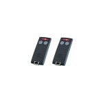 Lot de 2 tlcommandes 2 canaux cardin s504 c2 pour portails et porte de garage - txq504c2 - codage rolling ...