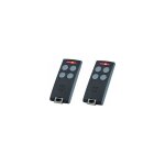 Lot de 2 tlcommandes 4 canaux cardin s504 c4 pour portails et porte de garage - txq504c4 - codage rolling ...