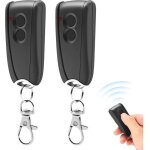 Lot de 2 t�l�commande pour h�rmann, t�l�commande pour portail pour ecostar rsc2 - 433, rse2 - 433, rsz1 ...