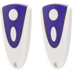 Lot de 2 t�l�commande de porte de garage, compatible avec novoferm novotron 502 max43 - 2 novotron 512 ...