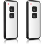 Lot de 2 t�l�commandes de rechange pour novoferm tm15910001150 433, 92 mhz 2 canaux tm15910001150 compatible ...