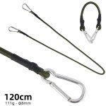 Lot de 2 tendeurs de 1, 2 m avec mousqueton - cordon �lastique robuste avec crochets - sangles �lastiques ...