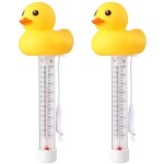 Lot de 2 thermomtres flottants pour piscine, motif canard jaune, lectures prcises de la temprature ...