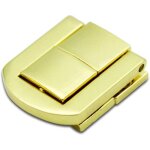 Lot de 2 toggle verrou �tui valises � fermoir serrure coffre � bascule loquet - d'or - 25mm