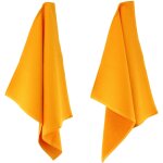 Lot de 2 torchons cuisine nid d'abeille pure kitchen waffle