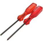 Lot de 2 tournevis tri - wing & cross wing pour nintendo nds lite ndsl pour wii advance carts environ ...