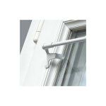 Lot de 2 tringle  rideaux autobloquante sans perage fix'vit longueur extensible, spcial fentre pvc ...