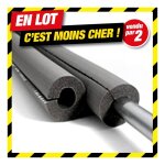 Offre en lot: lot de 2 tubes isolation flexible - spcial grand froid